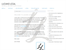 Tablet Screenshot of lucianolegal.com